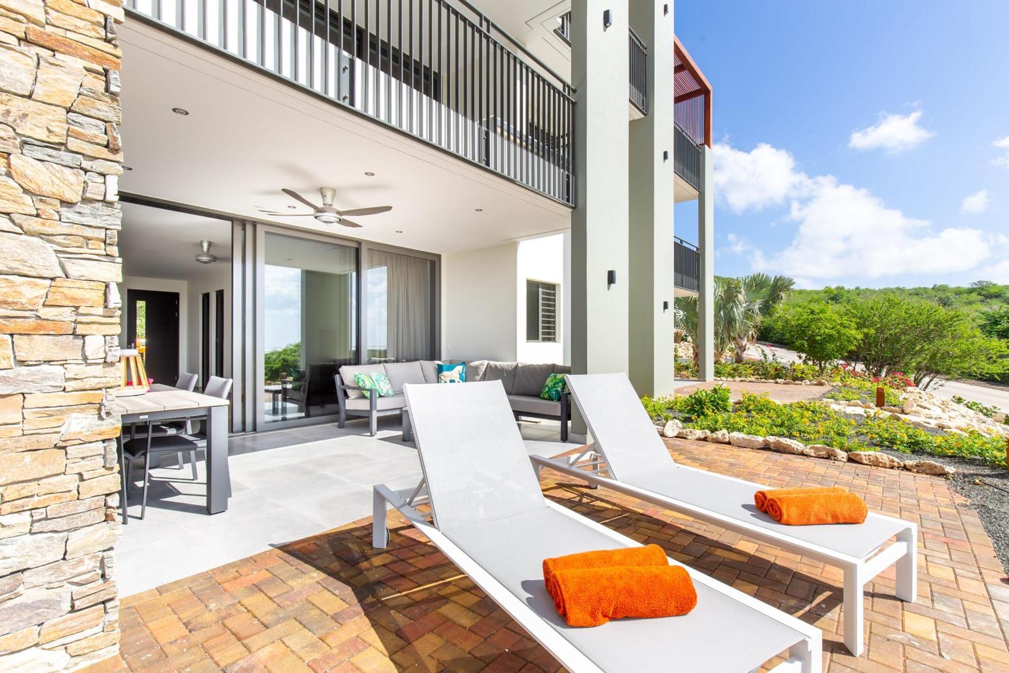 Coral Estate Ocean View Apartments 威廉斯塔德 外观 照片