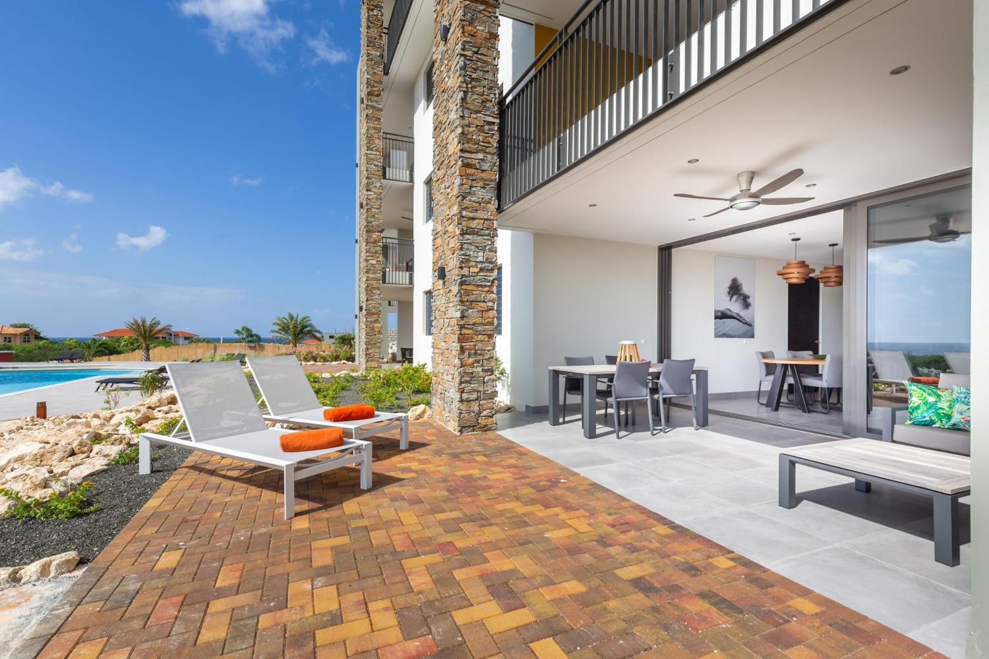 Coral Estate Ocean View Apartments 威廉斯塔德 外观 照片